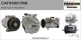 RENAULT NISSAN CAF910017RN - COMPRESOR AIRE ACONDICIONADO