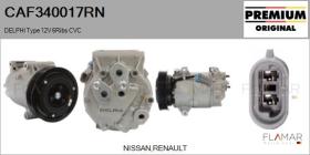 RENAULT NISSAN CAF340017RN - COMPRESOR AIRE ACONDICIONADO