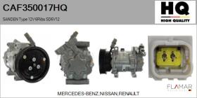 HQ CAF350017HQ - COMPRESOR AIRE ACONDICIONADO