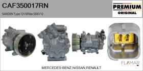 RENAULT NISSAN CAF350017RN - COMPRESOR AIRE ACONDICIONADO