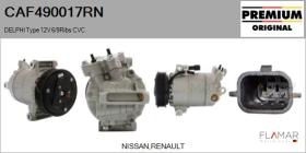RENAULT NISSAN CAF490017RN - COMPRESOR AIRE ACONDICIONADO
