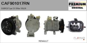 RENAULT NISSAN CAF901017RN - COMPRESOR AIRE ACONDICIONADO