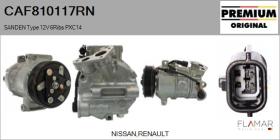 RENAULT NISSAN CAF810117RN - COMPRESOR AIRE ACONDICIONADO