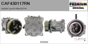 RENAULT NISSAN CAF430117RN - COMPRESOR AIRE ACONDICIONADO