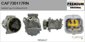 RENAULT NISSAN CAF730117RN - COMPRESOR AIRE ACONDICIONADO