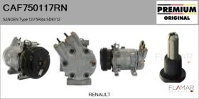 RENAULT NISSAN CAF750117RN - COMPRESOR AIRE ACONDICIONADO