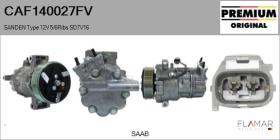 FORD-VOLVO-SAAB CAF140027FV - COMPRESOR AIRE ACONDICIONADO