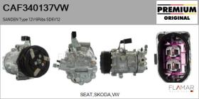 VW CAF340137VW - COMPRESOR AIRE ACONDICIONADO