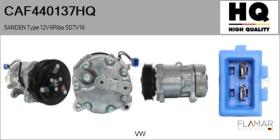 HQ CAF440137HQ - COMPRESOR AIRE ACONDICIONADO