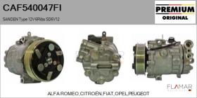 FIAT CAF540047FI - COMPRESOR AIRE ACONDICIONADO