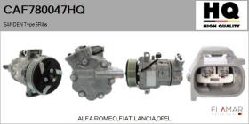 HQ CAF780047HQ - COMPRESOR AIRE ACONDICIONADO