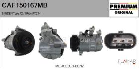 MERCEDES BENZ CAF150167MB - COMPRESOR AIRE ACONDICIONADO