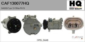 HQ CAF130077HQ - COMPRESOR AIRE ACONDICIONADO