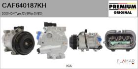 HYUNDAI-KIA CAF640187KH - COMPRESOR AIRE ACONDICIONADO