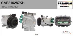 HYUNDAI-KIA CAF210287KH - COMPRESOR AIRE ACONDICIONADO