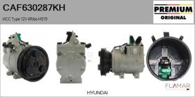 HYUNDAI-KIA CAF630287KH - COMPRESOR AIRE ACONDICIONADO