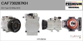 HYUNDAI-KIA CAF730287KH - COMPRESOR AIRE ACONDICIONADO