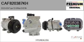 HYUNDAI-KIA CAF820387KH - COMPRESOR AIRE ACONDICIONADO