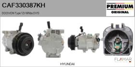 HYUNDAI-KIA CAF330387KH - COMPRESOR AIRE ACONDICIONADO