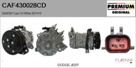 CHRYSLER-DODGE-JEEP CAF430028CD - COMPRESOR AIRE ACONDICIONADO