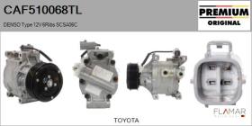 TOYOTA-LEXUS-DAIHATSU CAF510068TL - COMPRESOR AIRE ACONDICIONADO