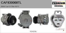 TOYOTA-LEXUS-DAIHATSU CAF830068TL - COMPRESOR AIRE ACONDICIONADO
