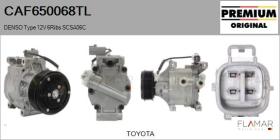 TOYOTA-LEXUS-DAIHATSU CAF650068TL - COMPRESOR AIRE ACONDICIONADO