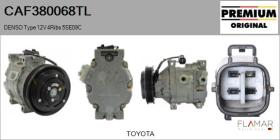 TOYOTA-LEXUS-DAIHATSU CAF380068TL - COMPRESOR AIRE ACONDICIONADO