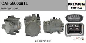 TOYOTA-LEXUS-DAIHATSU CAF580068TL - COMPRESOR AIRE ACONDICIONADO