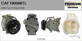 TOYOTA-LEXUS-DAIHATSU CAF190068TL - COMPRESOR AIRE ACONDICIONADO
