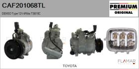 TOYOTA-LEXUS-DAIHATSU CAF201068TL - COMPRESOR AIRE ACONDICIONADO