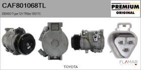 TOYOTA-LEXUS-DAIHATSU CAF801068TL - COMPRESOR AIRE ACONDICIONADO