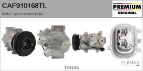 TOYOTA-LEXUS-DAIHATSU CAF910168TL - COMPRESOR AIRE ACONDICIONADO
