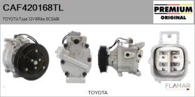 TOYOTA-LEXUS-DAIHATSU CAF420168TL - COMPRESOR AIRE ACONDICIONADO