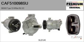 SUZUKI CAF510098SU - COMPRESOR AIRE ACONDICIONADO