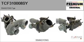 SSANGYONG TCF310008SY - TURBOCOMPRESOR