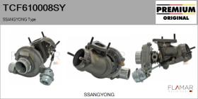 SSANGYONG TCF610008SY - TURBOCOMPRESOR