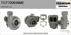 MERCEDES TRUCKS TCF720036ME - TURBOCOMPRESOR