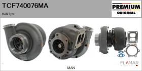 MAN NEOPLAN TCF740076MA - TURBOCOMPRESOR