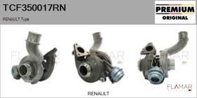 RENAULT NISSAN TCF350017RN - TURBOCOMPRESOR
