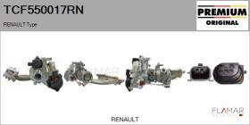 RENAULT NISSAN TCF550017RN - TURBOCOMPRESOR