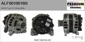 BOSCH ALF001001BS - ALTERNADOR
