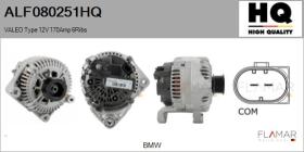 HQ ALF080251HQ - ALTERNADOR