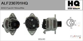 HQ ALF230701HQ - ALTERNADOR