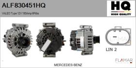 HQ ALF830451HQ - ALTERNADOR