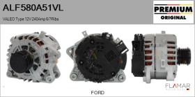 VALEO ALF580A51VL - ALTERNADOR