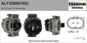 BOSCH ALF620001BS - ALTERNADOR
