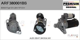 BOSCH ARF380001BS - MOTOR DE ARRANQUE