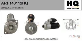 HQ ARF140112HQ - MOTOR DE ARRANQUE