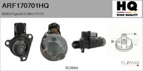 HQ ARF170701HQ - MOTOR DE ARRANQUE